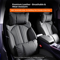 Support de nuque en cuir avec rembourrage en bio-coton DuPont, adapté aux nouveaux modèles Volkswagen Magotan Sagitar Teramont Passat Polo