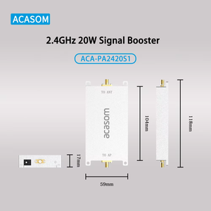 Acasom 2.4GHz 20watt tăng cường tín hiệu phạm vi Extender tín hiệu Booster Drone tăng cường tín hiệu công suất cao RF bộ phận 2400MHz - Product Image 6