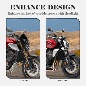 Pare-brise avant pour moto Honda <span class=keywords><strong>CB1000R</strong></span> 2018-2020 CB650R 2019-2022, accessoires de protection de phare - Product Image 4