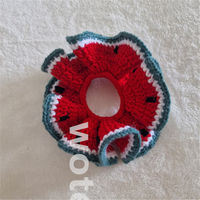 Chouchou au crochet pastèque personnalisé de haute qualité élastique pour les cheveux en crochet Chouchous tricotés Boho