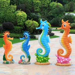 Estatua <span class=keywords><strong>de</strong></span> Caballito <span class=keywords><strong>de</strong></span> Mar Hecha a Mano y Pintada a Mano para Exteriores, Modelo <span class=keywords><strong>de</strong></span> Fibra <span class=keywords><strong>de</strong></span> Vidrio, <span class=keywords><strong>Escultura</strong></span> <span class=keywords><strong>de</strong></span> Animal con Temática Oceánica para Jardín <span class=keywords><strong>de</strong></span> Resort o Recuerdo - Product Image 4