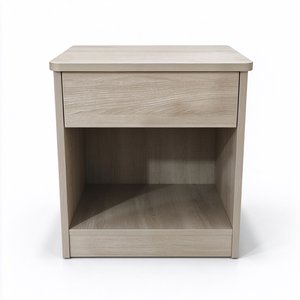 Mesita de Noche Moderna de Madera para Montar en la Pared con Cajones, Mesa Auxiliar Flotante para Dormitorio, Sala de Estar, Apartamento, Hotel, Ecológica - Product Image 1