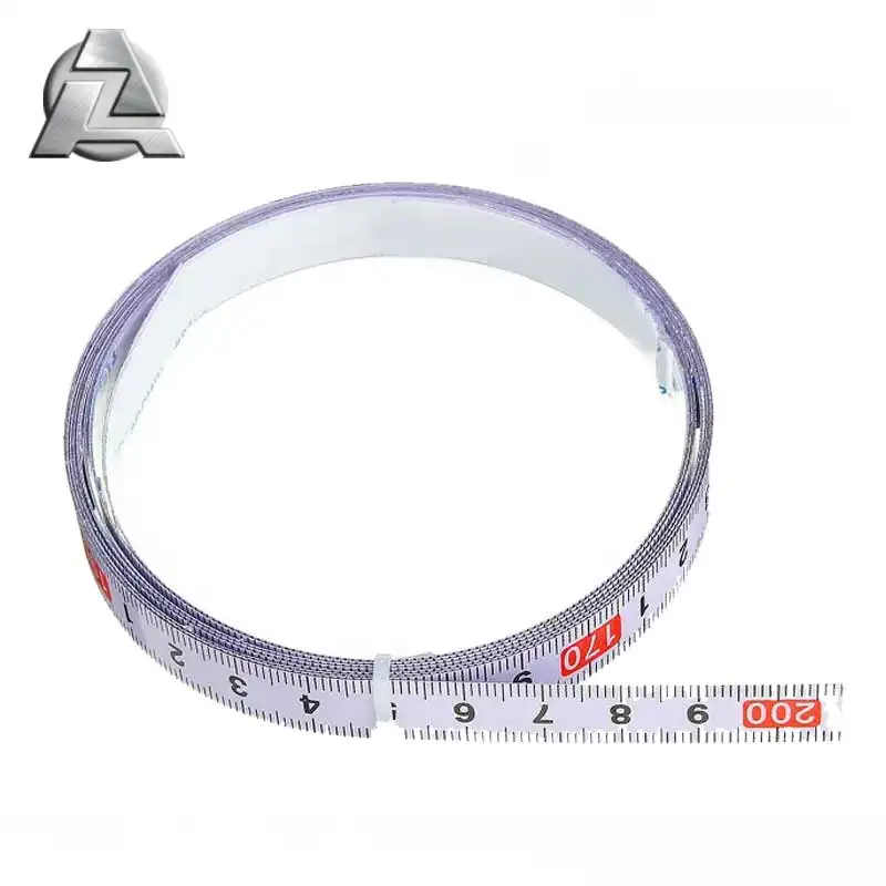 ZJD-BT006S aluminum miter table saw t track tape measure self adhesive backing metric steel ruler