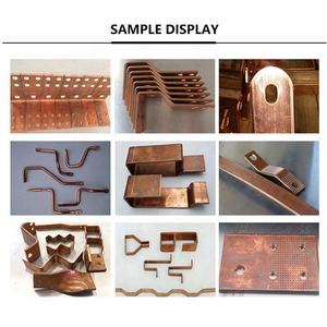 Maquina busbar נחושת <span class=keywords><strong>alum</strong></span> הידראולי busbar מכונת cnc סרוו מנוע ניקוב חיתוך כיפוף המכונה busbar - Product Image 4