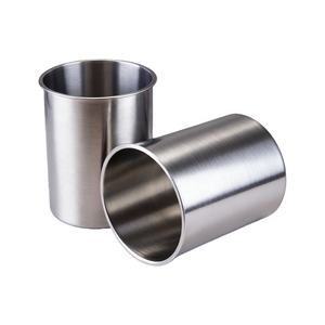 अनुकूलित गहरी ड्राइंग मुद्रांकन पॉलिश राउंड बीकर 304 स्टेनलेस स्टील कप बिना हैंडल स्टेम के - Product Image 1