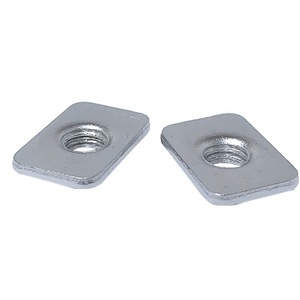 Écrou à sertir Xiecheng M5 M4 M3 en acier au carbone, plaqué zinc bleu, à plaque carrée anti-desserrage pour profilés en aluminium - Product Image 4