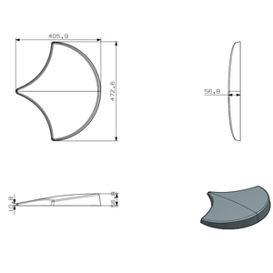 แผงอะคูสติกไฟเบอร์โพลีเอสเตอร์กันเสียงสำหรับตกแต่งเพดาน3D สัตว์เลี้ยง - Product Image 2