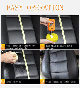 Agente de recubrimiento de asiento de coche de alta eficiencia ecológico de 120ml con protección líquida de renovación automotriz de cerámica - Product Image 6