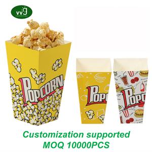 VVG custom scatole stampate per il cinema festa <span class=keywords><strong>rosa</strong></span> favore usa e getta pollo cibo imballaggio scatola di carta popcorn - Product Image 3