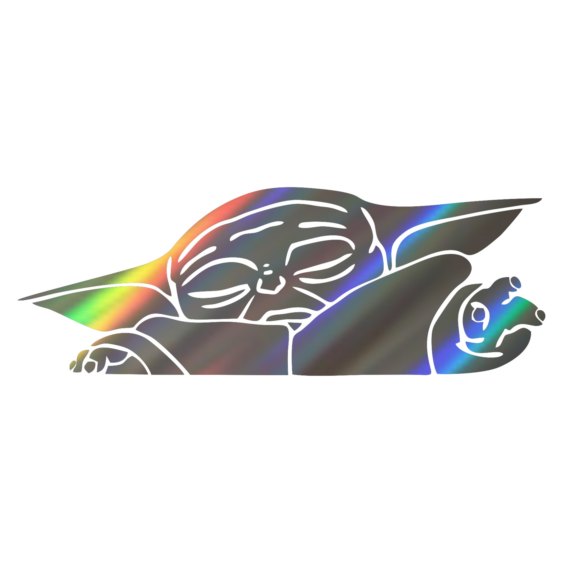 20CM waterproof Yoda baby car stickers anime for bike motorbike car decoration stickers