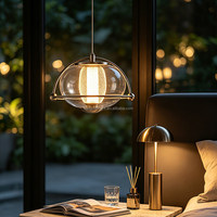 Lampe suspendue moderne minimaliste de style Bauhaus en fer, taille moyenne, pour chambre et entrée