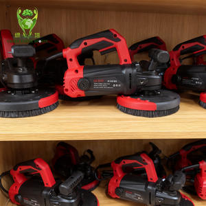 เครื่องขัดผิวคอนกรีตแบบดูดฝุ่นในตัวขนาด 7 นิ้ว ชุดเครื่องเจียรแบบมุมสำหรับขัดคอนกรีต ซีเมนต์ หินอ่อน หินแกรนิต - Product Image 6