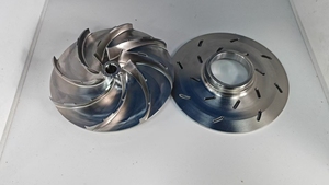 Прецизионная пятиосевая обработка с ЧПУ для изготовления деталей турбинного рабочего колеса из нержавеющей стали на заказ, производство сложных компонентов - Product Image 2