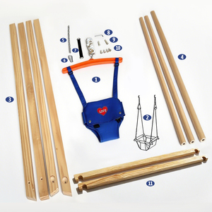 Dễ Thương Sóc Chơi Trung Tâm Ngoài Trời Bé Trong Nhà Gỗ <span class=keywords><strong>Toddler</strong></span> Có Thể Gập Lại <span class=keywords><strong>Swing</strong></span> <span class=keywords><strong>Set</strong></span> Với Đứng Cao Cấp Montessori Cho Trẻ Em 'Playhouse - Product Image 6