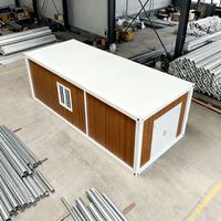 Maisons conteneurs modulaires préfabriquées de luxe, style moderne, démontables, portables, 10 pieds, 20 pieds, 40 pieds, en kit