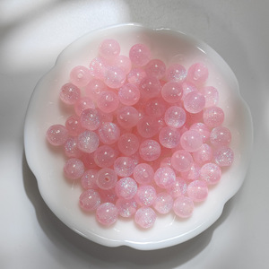 Starry Sky Mermaid Princess Fine Glitter <strong>Plastic</strong> Resin Through-Hole Loose <strong>Beads</strong> DIY Beading Handmade Necklace Bracelet Materials - Product Image 2