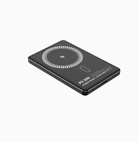 Chargeur portable 5000mAh, alliage d'aluminium fin 8,5 mm, PD20W Type-C, batterie externe magnétique sans fil