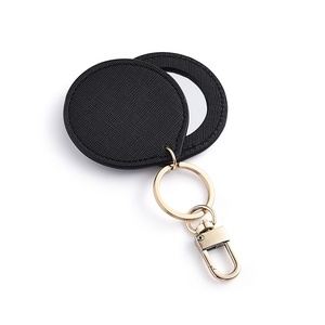 Black Cool Style Portable Hanging Canvas Cover Cosmetic <b>Make</b> <b>up</b> Pocket <b>Mirror</b> - Product Image 3