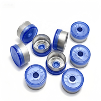 Capuchons en aluminium et plastique de 13 mm et 20 mm, couleurs assorties, avec opercule déchirable, accessoires d'emballage pour flacons, haute qualité, en vrac, OEM pour flacons en verre
