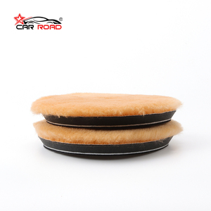 Almohadillas de pulido de lana para automóviles, almohadilla de corte de lana Premium 100% con gancho y bucle para pulidor de automóviles Pulido y pulido de automóviles - Product Image 4