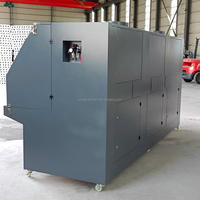 Table de polissage et de meulage à aspiration descendante en acier galvanisé YJ Industrial avec collecteur de poussière 3kW/5.5kW certifiée CE
