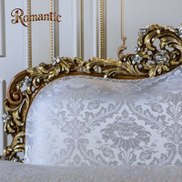 Chaise longue élégante de style royal américain classique, de haute qualité, romantique, de loisirs, rétro