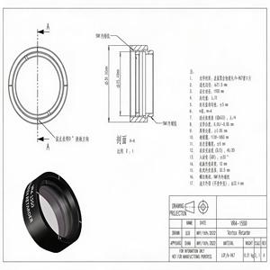 แผ่นเวฟเพลท LBTEK VR4-1550 True Zero Order Polymer Vortex Half Wave Retarder 1550nm  ชนิดคริสตัลเหลว LCP BK7 SM1 สำหรับเลนส์ท่อแบบออปติคอล - Product Image 3