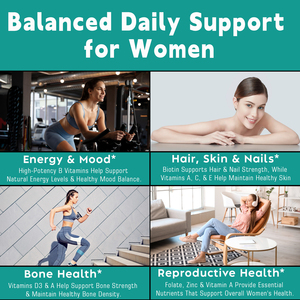 Cápsulas Multivitamínicas para Mujer de Alta Calidad OEM, Mezcla de 42 Frutas y Vegetales, Apoyo para Energía, Cabello, Piel y Uñas - Product Image 3