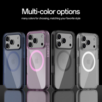 Funda Magnética Transparente Antigolpes de TPU+PC de Lujo Soonleader para Teléfono Móvil 17/16/15/14/Y/13/12/11 Plus Pro Max