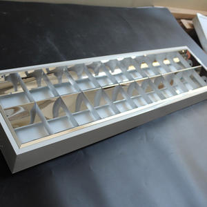 <strong>4x18W</strong> T5 T8 LED Panel <strong>Light</strong> 1200x600mm Office Surface Mount Ceiling <strong>Light</strong> with <strong>Grille</strong> Louver Design - Product Image 5