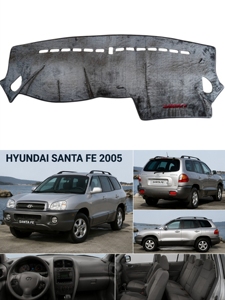 Funda de Felpa Premium Personalizada para el Tablero de <span class=keywords><strong>Hyundai</strong></span> <span class=keywords><strong>Santa</strong></span> <span class=keywords><strong>Fe</strong></span> <span class=keywords><strong>2005</strong></span>, Accesorio de Protección <span class=keywords><strong>Interior</strong></span>, Tapete Antideslizante para el Tablero del Automóvil - Product Image 3