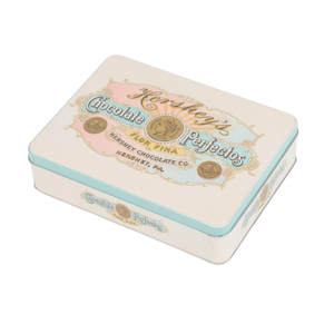 Rechteck Candy Tin Lebensmittel qualität Weißblech Verpackungs box Keks Keks Schokoladen behälter Wieder verwendbare benutzer definierte bedruckte Metall Geschenk dose - Product Image 1
