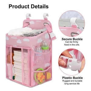 Organizador de Fraldas Portátil de Poliéster com Grande Capacidade para Bebês, Pronto para Envio por Atacado - Product Image 4