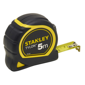Stanley Tylon Tape Measure 5m Steel Blade Measuring <b>Tool</b> - Product Image 1