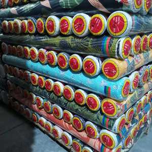 Jetzt im Trend: Individueller Challis-Dirac-Stoff aus 100% Viskose aus Thailand, weicher, bunter, bedruckter Stoff mit somalischem Blumenmuster, digital gewebt für unifarbene Kleider - Product Image 6