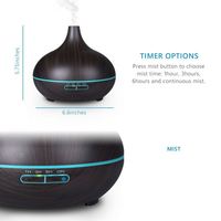 Distributeur de parfum intelligent, diffuseur d'huiles essentielles, humidificateurs à ultrasons, aromathérapie, arôme 360 diffuseurs avec 7 lumières de couleur LED
