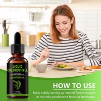 Complément alimentaire détoxifiant à base de chlorophylle liquide naturelle en marque privée pour la perte de poids et l'augmentation de l'énergie chez l'adulte