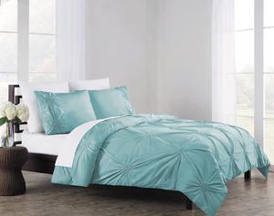 Set Sprei Modern dengan Teknik Tenun Serat Poliester 100% Pola Pewarnaan Benang - Product Image 5
