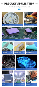 15W/<span class=keywords><strong>M</strong></span>.k Pengisi Celah Pendingin Isolasi Karet Silikon Bantalan Termal Konduktif Tinggi - Product Image 5