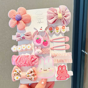 Ensemble de 15 accessoires <span class=keywords><strong>pour</strong></span> cheveux <span class=keywords><strong>pour</strong></span> tout-petits : barrettes arc-en-ciel colorées, épingles, fruits sucrés, papillons <span class=keywords><strong>pour</strong></span> des coiffures élégantes <span class=keywords><strong>pour</strong></span> <span class=keywords><strong>enfants</strong></span> - Product Image 4