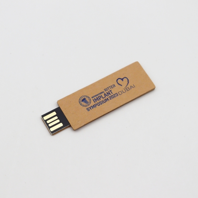 ECO Friendly USB Paper USB Flash Drive 16GB 2GB Cle Memory Sticks Logo Customization Promotional Gifts 64GB 128GB Pen Drive