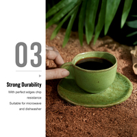 Hochwertige 220/100ML Nordische Einzigartige Unregelmäßige Form Reaktive Weiße Kleine Espresso Keramik Tee Kaffeetasse und Untertasse