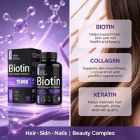 Capsules de Vitamine B Complètes Personnalisées en Gros (OEM) – Biotine avec Collagène et Kératine pour la Santé des Cheveux, de la Peau et des Ongles