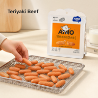 Galletas de Queso Aimo, Sabor Salado, Crujientes, Bajas en Sal, 50g, Listas para Servir en 9 Meses, Caja con Rebanadas