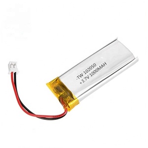102050 <span class=keywords><strong>1000mAh</strong></span> <span class=keywords><strong>3</strong></span>.<span class=keywords><strong>7v</strong></span> flat square smallest graphèn lithium ion battery cell pack ion headphone bluetooth with kc - Product Image 3