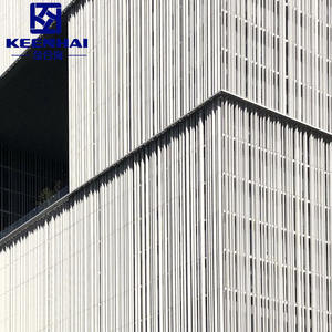 <span class=keywords><strong>ระแนง</strong></span>อลูมิเนียมใบมีดแนวตั้งแผงด้านหน้าอาคาร<span class=keywords><strong>ภายนอก</strong></span>สีขาวสำหรับผนังม่าน - Product Image 4
