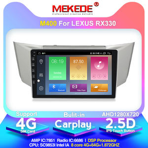レクサスRX300RX330 RX350RX400HマルチメディアGPSナビゲーションBTオートラジオステレオ用M100Android10クアッドコアカービデオプレーヤー - Product Image 4