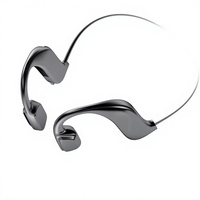 Headphone Nirkabel T08 Bone Conduction 5.3 Open Ear dengan Pengisian Daya Tipe-C, Cocok untuk Berlari dan Bersepeda