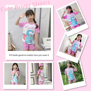 Traje de baño de una pieza para niñas adolescentes <span class=keywords><strong>con</strong></span> <span class=keywords><strong>falda</strong></span> inferior, estampado de animales de dibujos animados, protección anti-UV, 10-12 años - Product Image 5