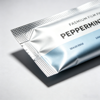 Sachet en aluminium imprimé sur mesure de qualité alimentaire pour film buccal à dissolution rapide, emballage en bande pour film à dissolution orale rapide